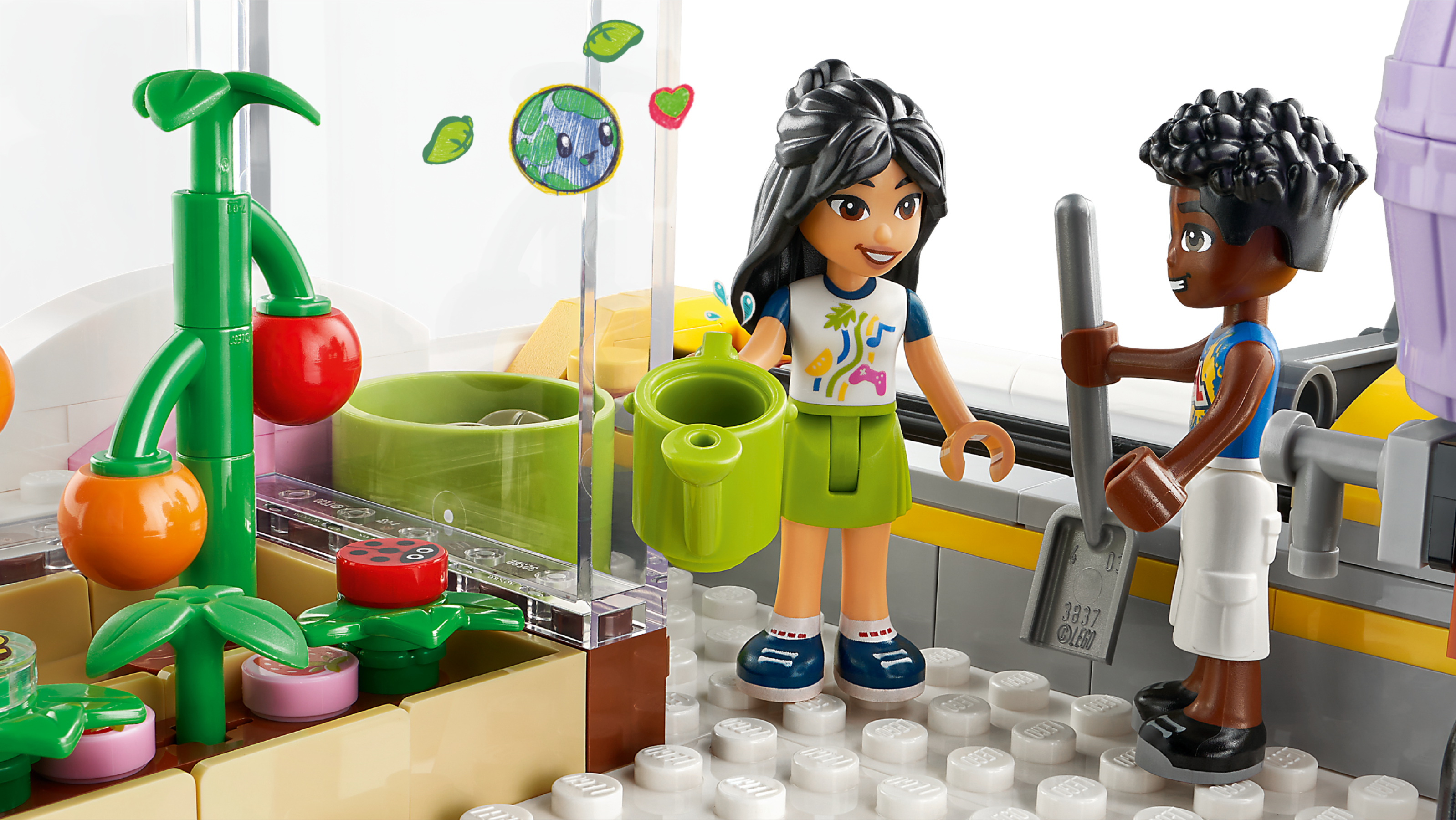 *⑅︎୨୧ 入手困難　コンガリ舎　くぼともこ　プレート　୨୧⑅︎* ハートレイクシティ コミュニティーセンター 41748 | フレンズ |レゴ