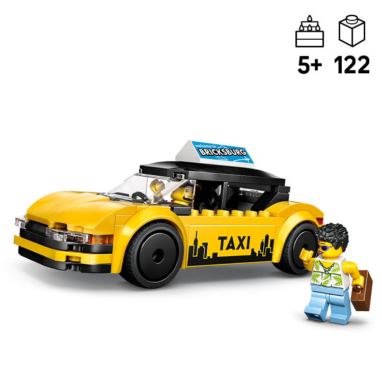 Catlog_Board2 ホワイト Yellow Taxi 60487 | City | Buy online at the Official LEGO® Shop US
