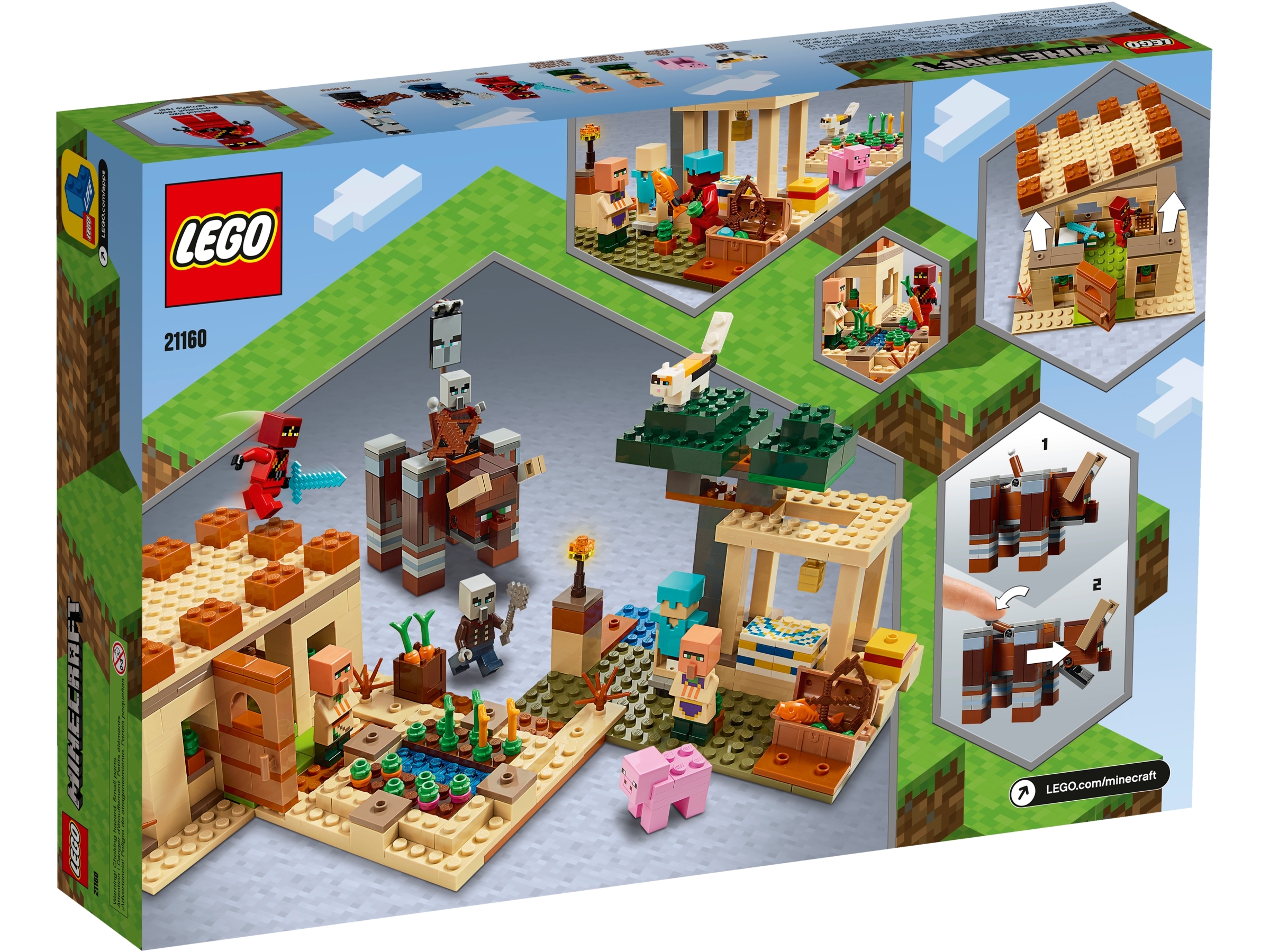 The Illager Raid Minecraft Buy Online At The Official Lego Shop Us