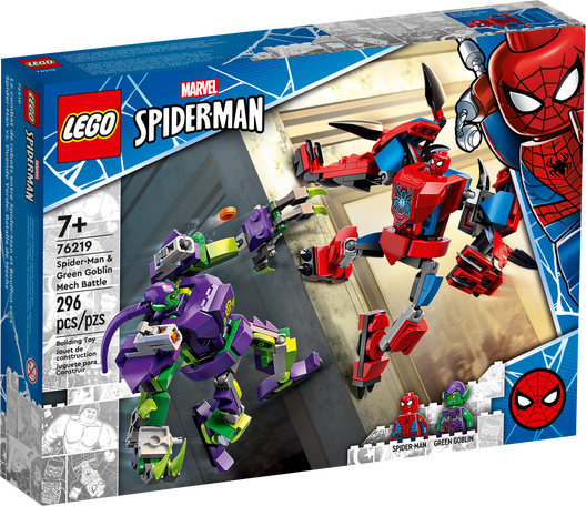 LEGO 76219 - Spider-Man og Green Goblins mech-robotkamp