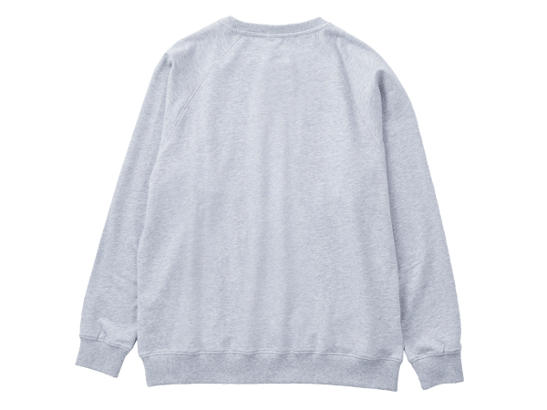 Adults Sweatshirt – Grey Melange - Image 3