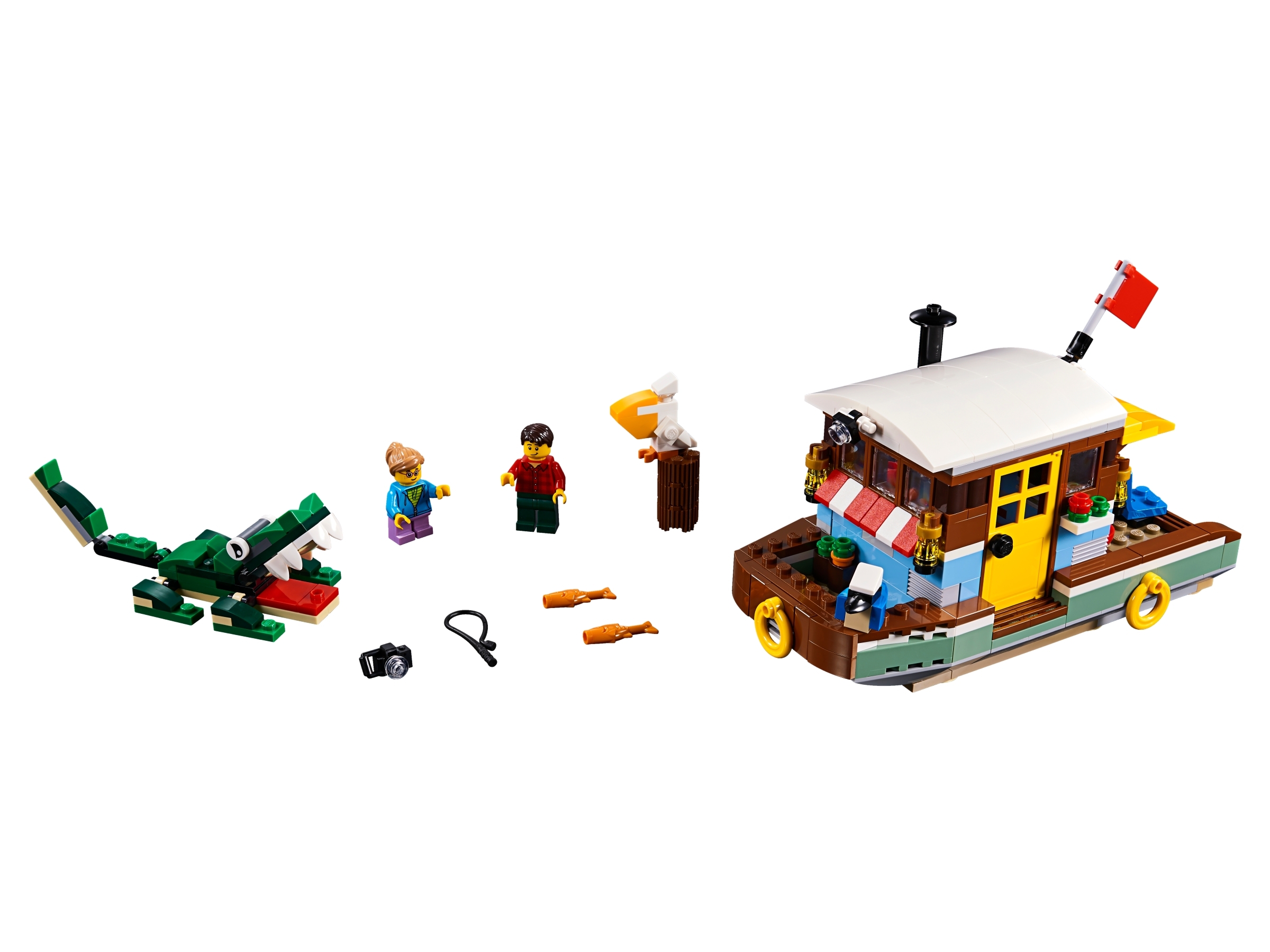 Violín Escrupuloso gloria Casa Flotante del Río 31093 | Sets 3 en 1 Creator | Oficial LEGO® Shop ES