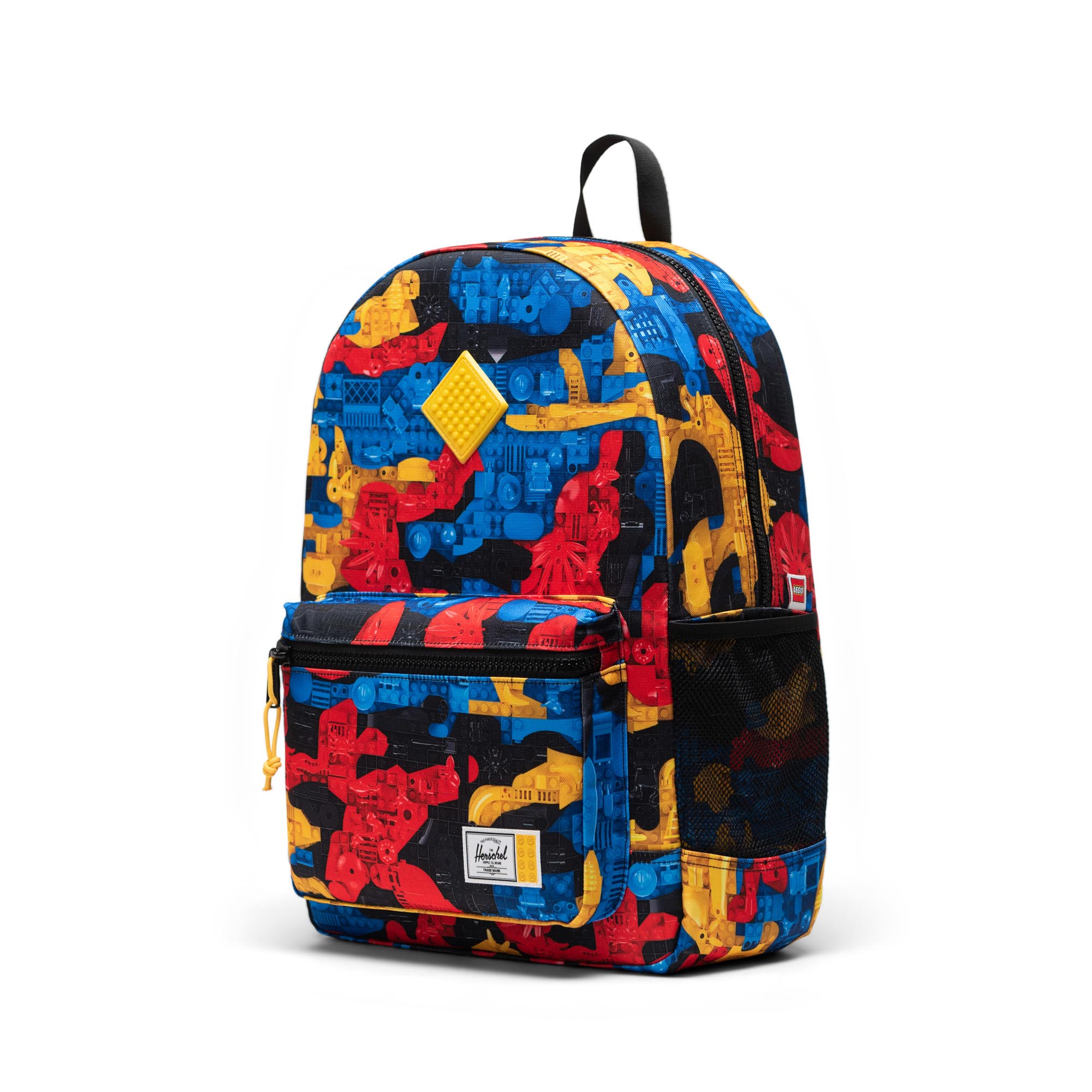 animal kids backpacks Grey Backpack with Savanna Print for Kids