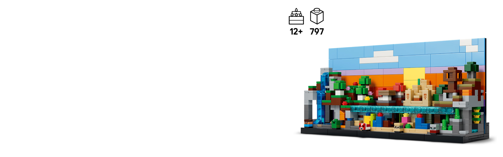 Mini Biomes 21589 | Minecraft® | Buy online at the Official LEGO