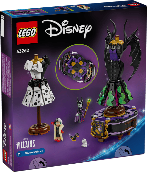 LEGO 43262 Les robes de Maléfique et Cruella D’Enfer — visuel 6 sur 6