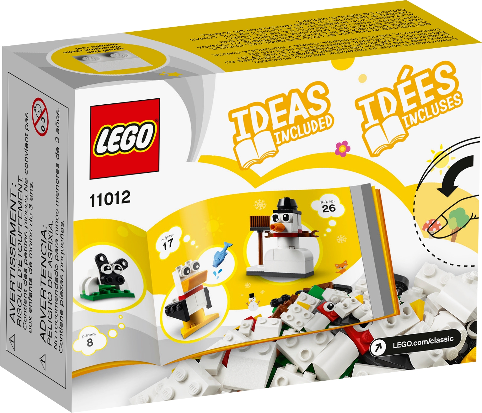 3x10 White Tapered Nose Bricks Bricks ~ Lego ~ NEW ~ 2-1 pair 