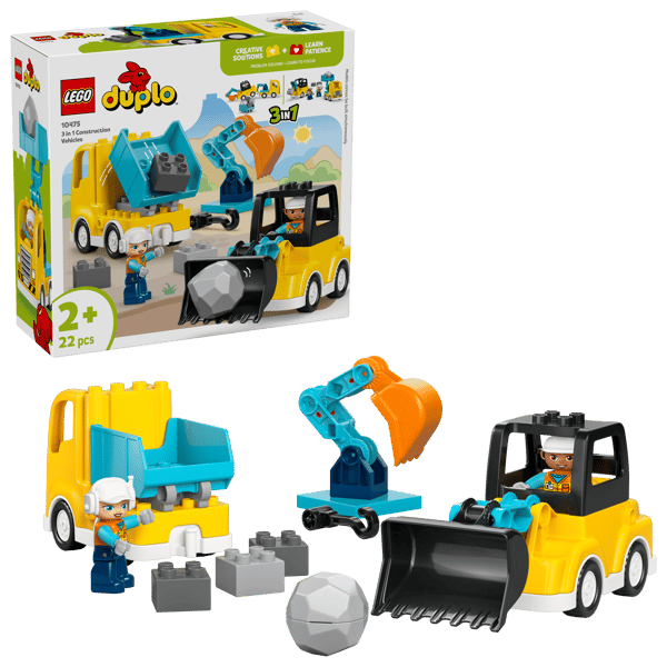 LEGO 10475 Les véhicules de chantier 3-en-1 — visuel 2 sur 8
