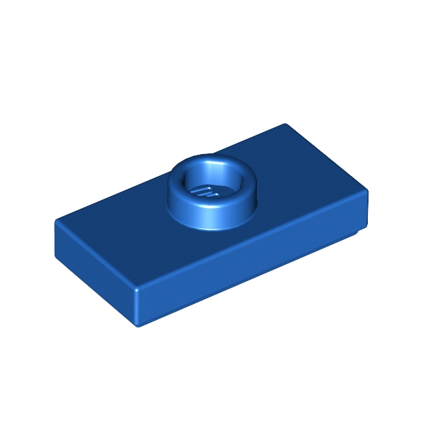 Plate Special 1 x 2 with 1 Stud with Groove and Inside Stud Holder (Jumper)