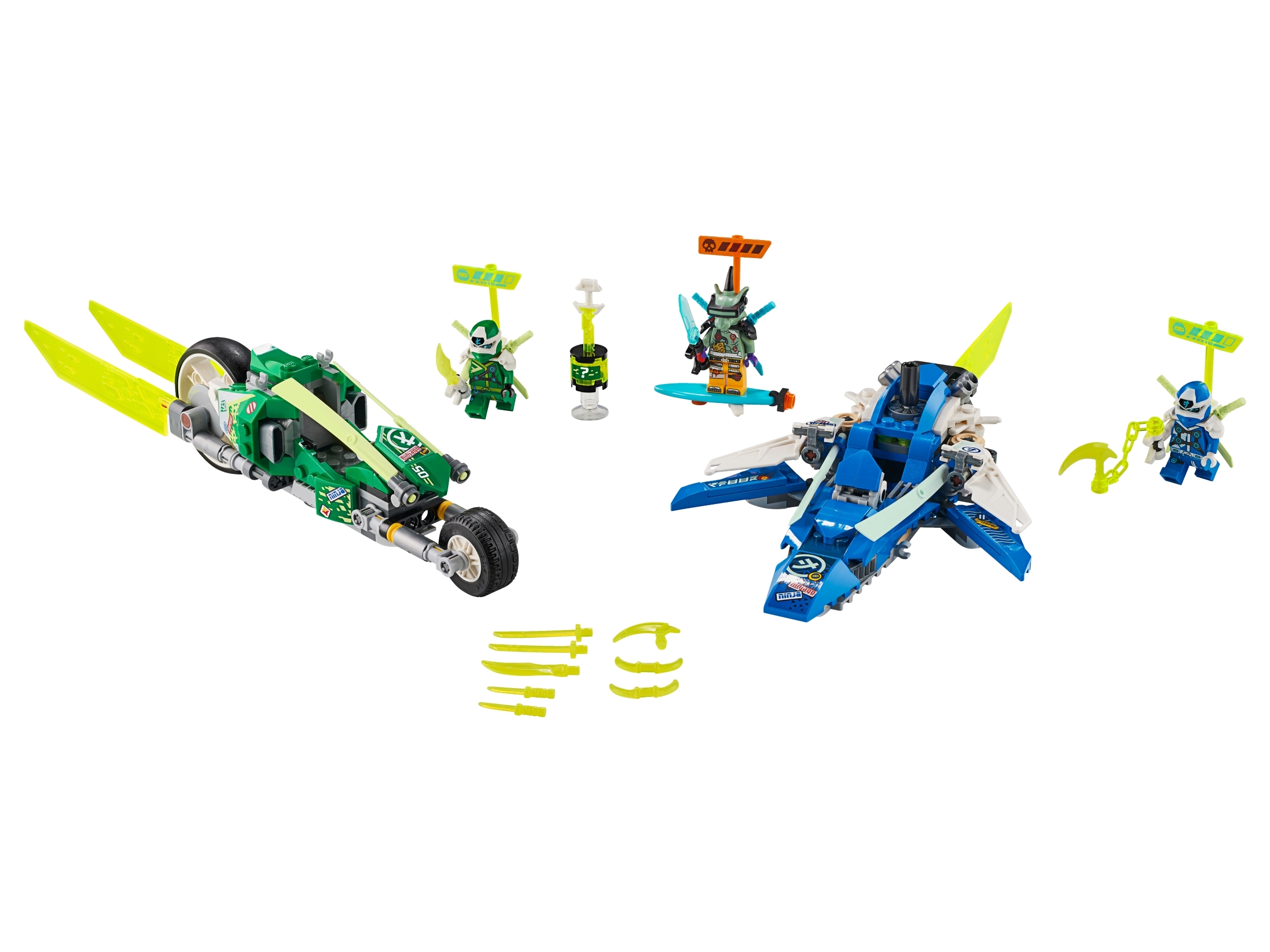 Lego 71709 Ninjago Jay Minifigure with weapons Prime Empire  figure 
