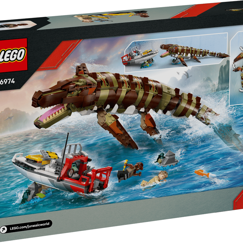 Brick-Built Mosasaurus Boat Mission 76974 Jurassic World™ Buy