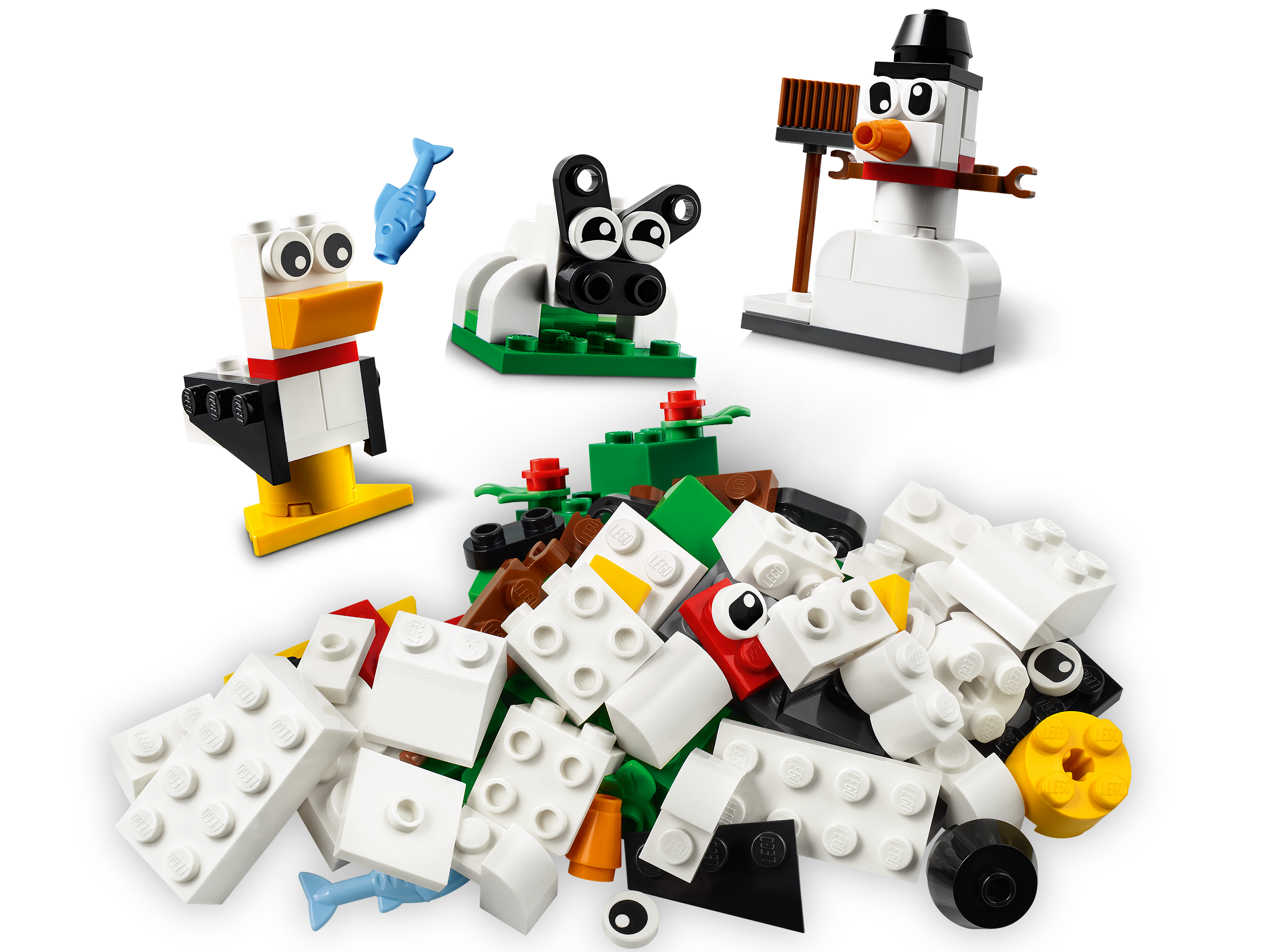 Charlotte LEGO Classic 11012 Kreativ-Bauset mit weißen Steinen NEU/OVP 