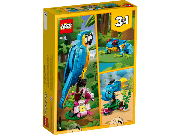 LEGO 31136 Le perroquet exotique — visuel 8 sur 8