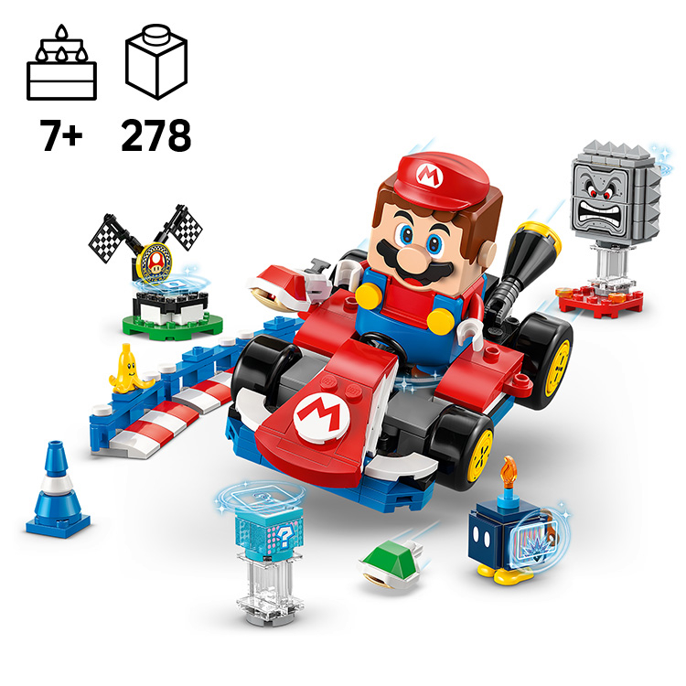 Mario Kart™ – Interactive LEGO® Mario™ & Standard Kart 72043