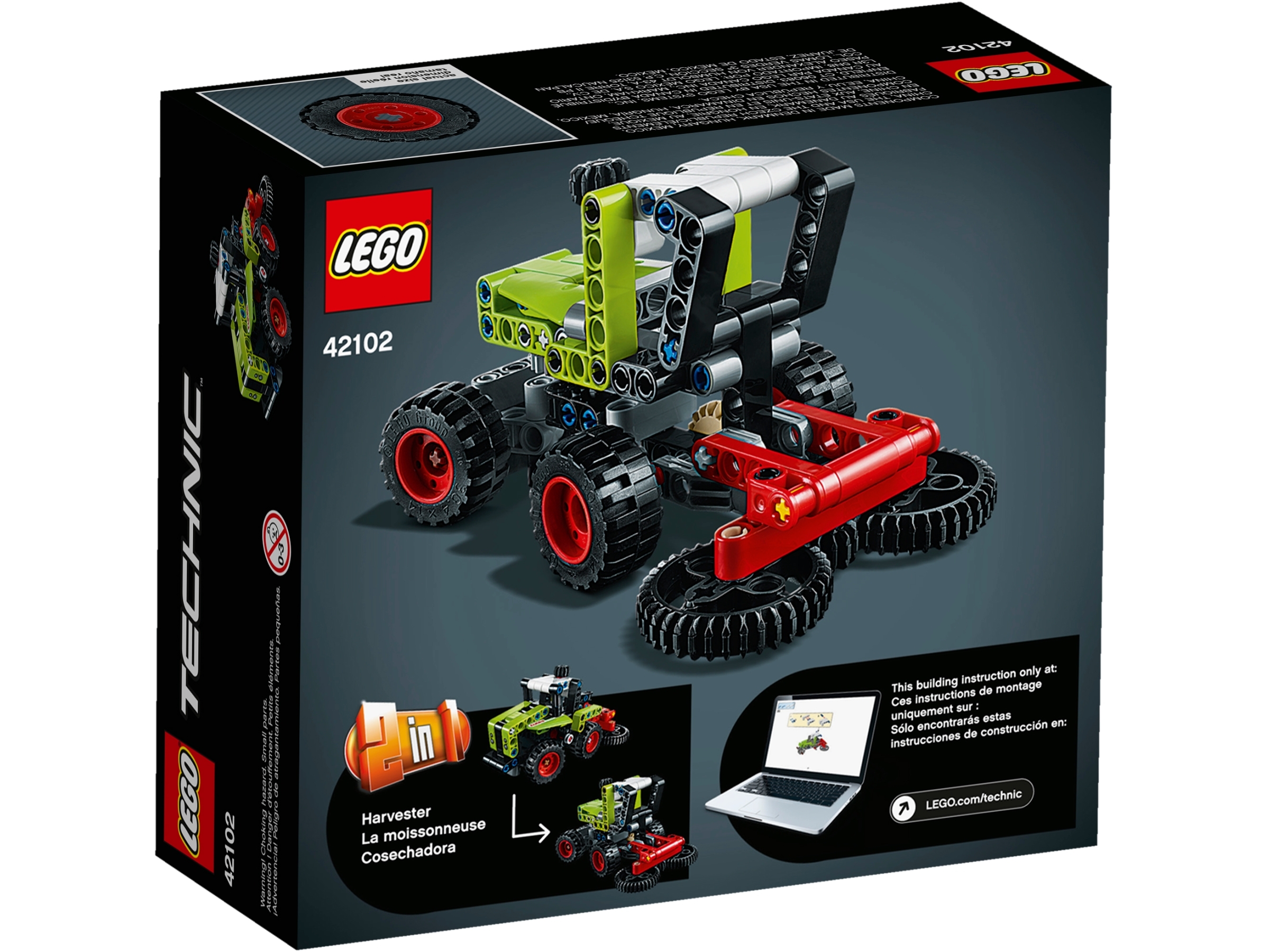 Skab studieafgift Ambitiøs Mini CLAAS XERION 42102 | Technic™ | Buy online at the Official LEGO® Shop  US