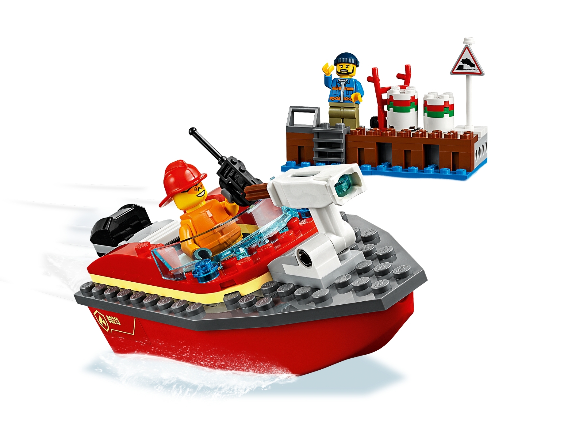 Walter Cunningham maternal omfatte Dock Side Fire 60213 | City | Buy online at the Official LEGO® Shop US