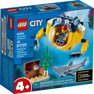 LEGO 60263 City Oceans Le Mini sous-Marin : : Jeux et Jouets