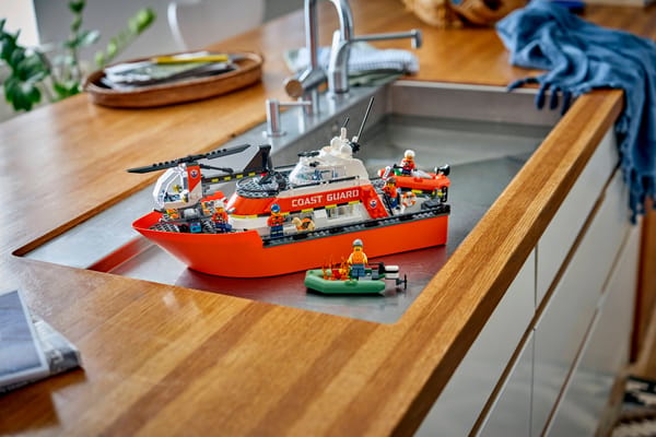 Coast Guard Rescue Boat & Helicopter - Image 12