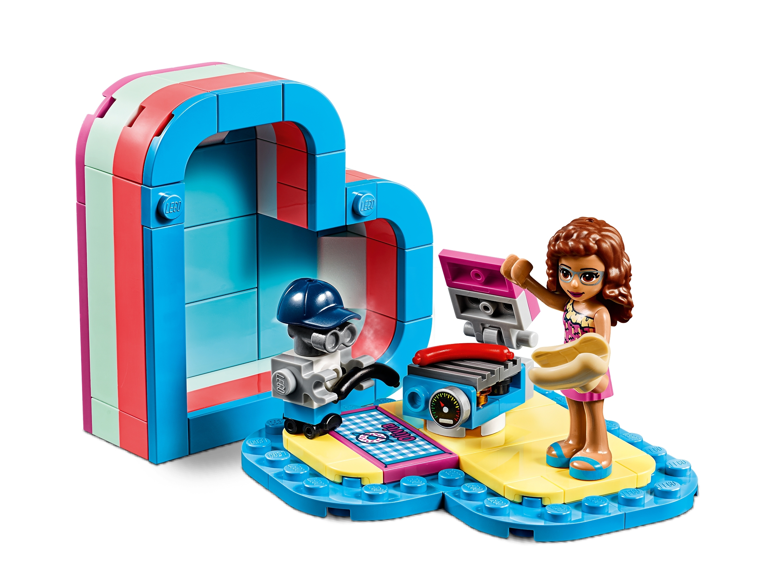 LEGO FRIENDS Emma/'s Summer Heart Box Set 41385 empilables Poupées de collection pack