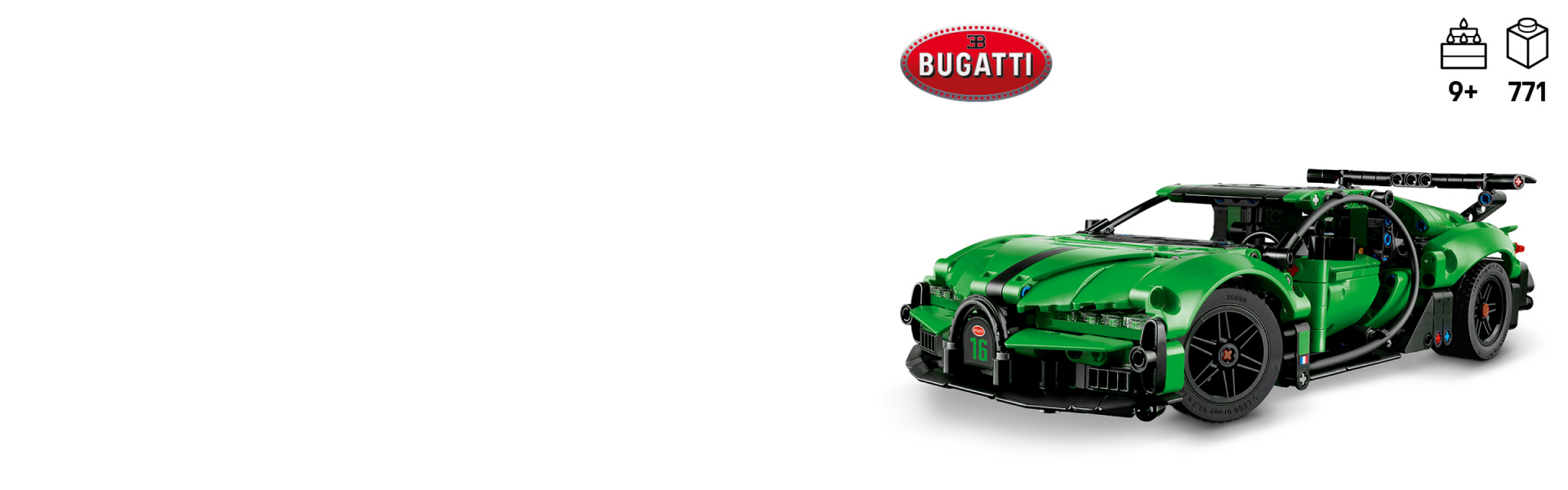 Green Bugatti Chiron Pur Sport Hypercar 42241 | Technic | Buy