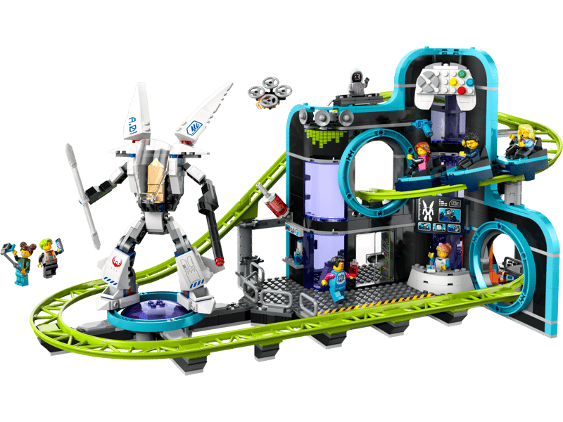 Robot World Roller-Coaster Park — LEGO set 60421