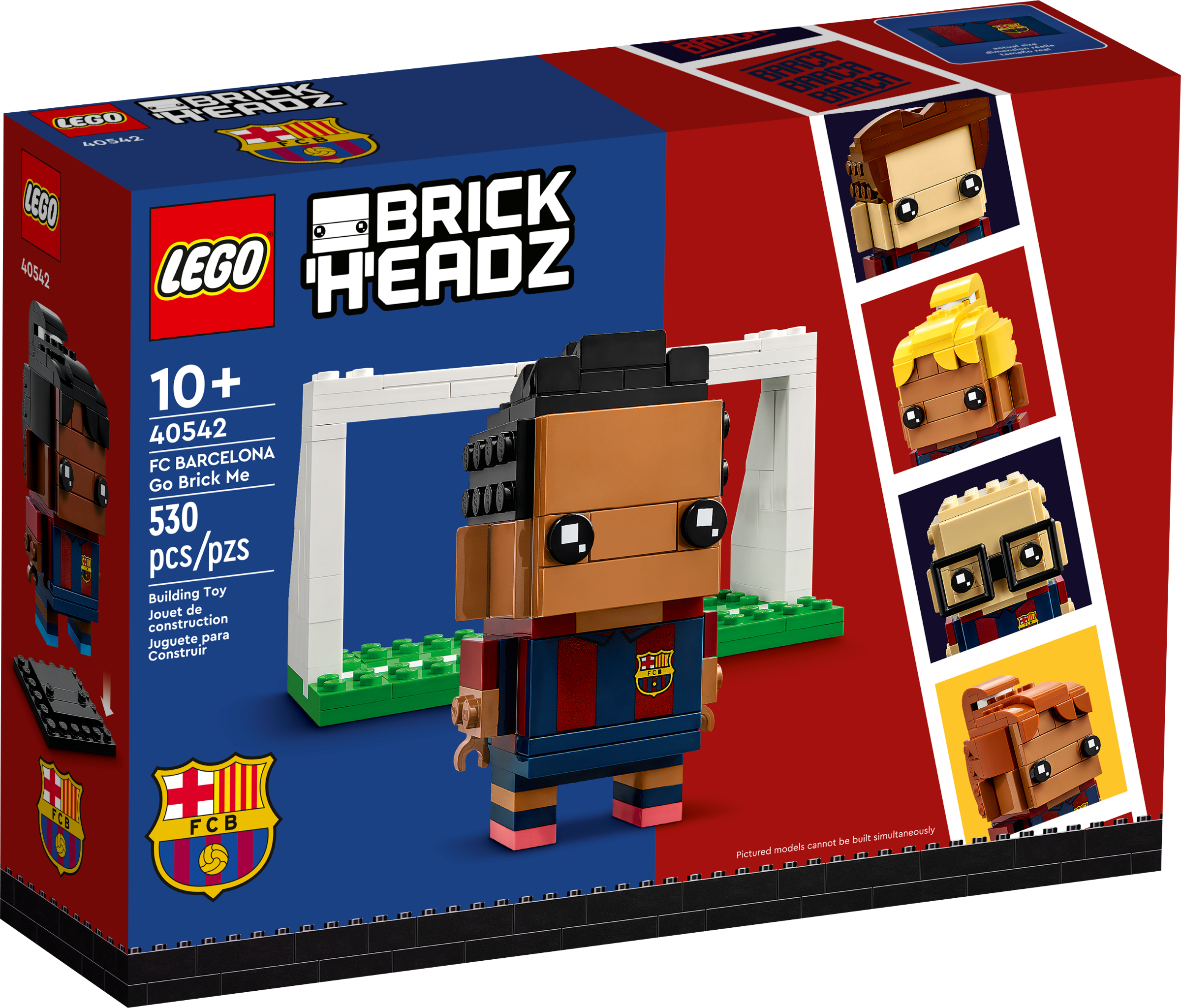 Señora Trascendencia Intrusión Mi Yo de Ladrillos: FC Barcelona 40542 | BrickHeadz | Oficial LEGO® Shop ES
