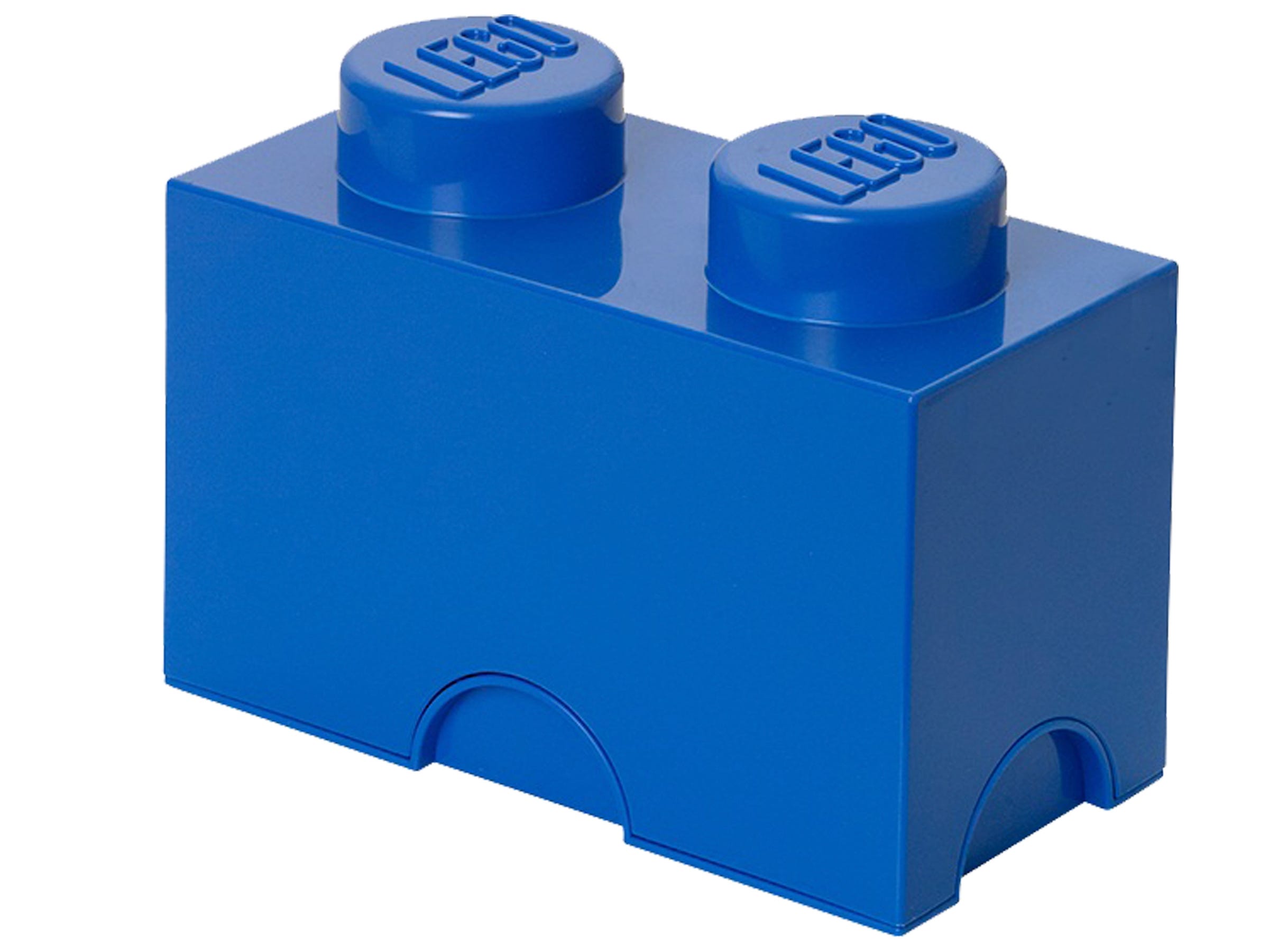 LEGO 2-stud Blue Storage Brick