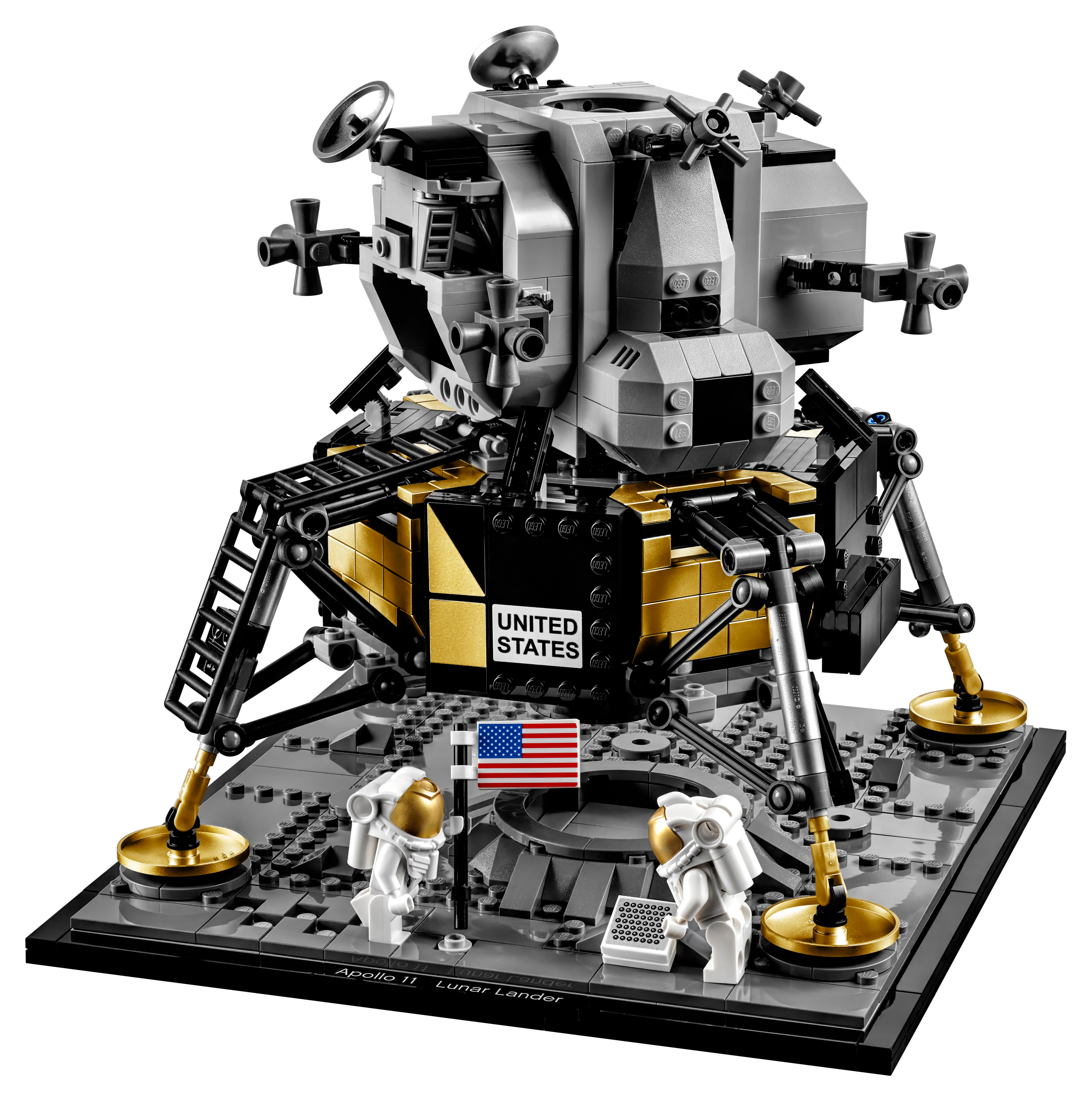Lego ® ucs style sticker for Creator Expert 10266 nasa Apollo 11 Lunar Module 
