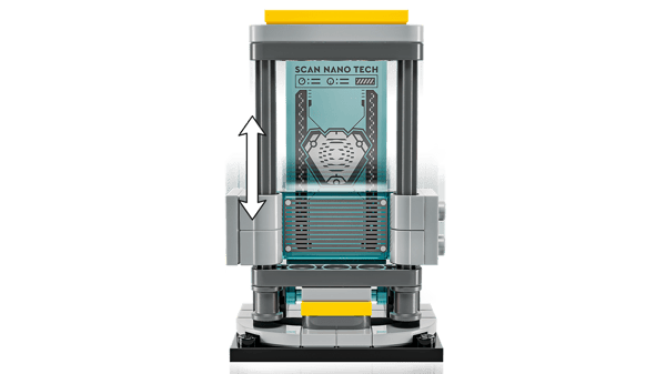 LEGO 76315 Le laboratoire d’Iron Man : la salle des armures — visuel 5 sur 8