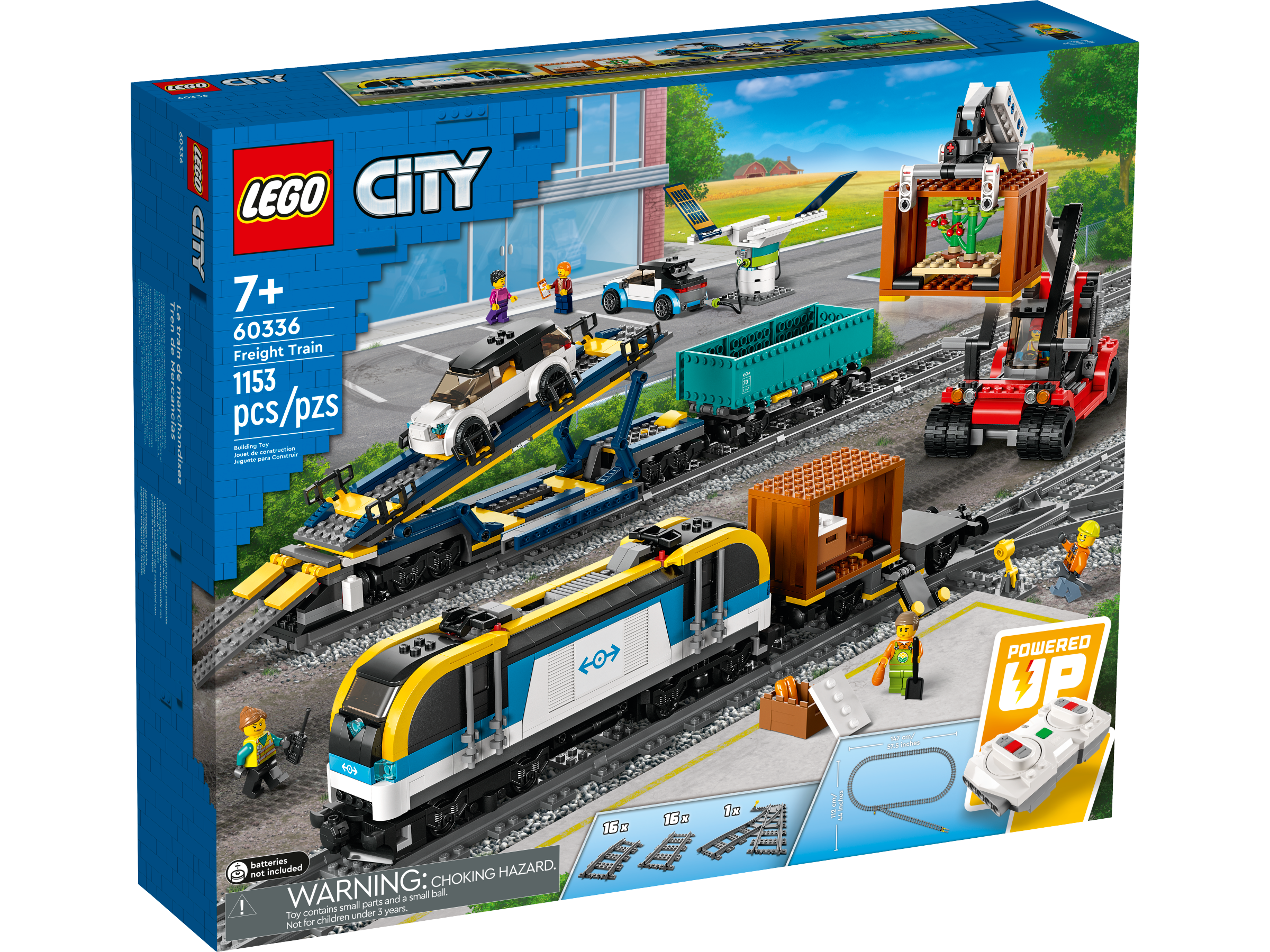 60336 - LEGO® City - Le Train de Marchandises LEGO : King Jouet, Lego,  briques et blocs LEGO - Jeux de construction