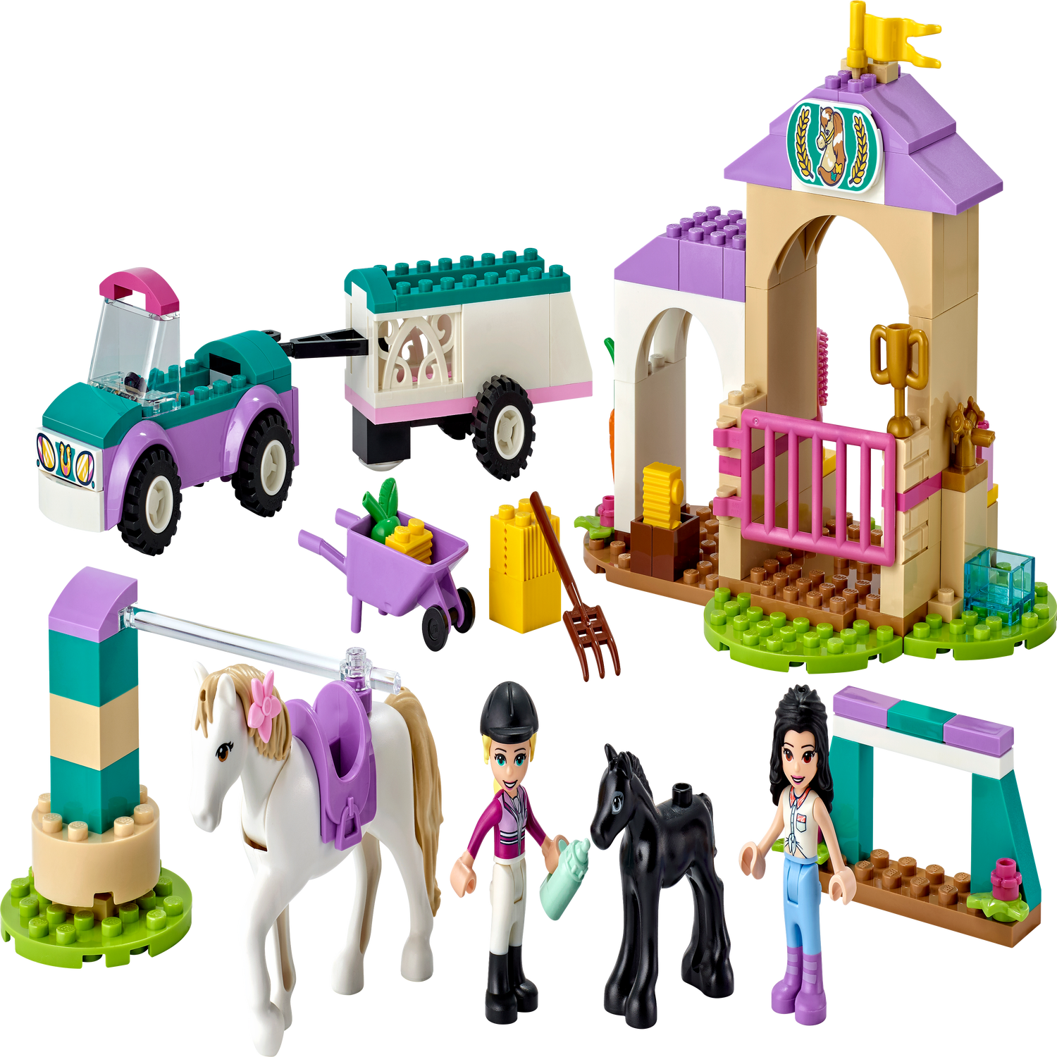 LEGO - Le dressage des chevaux - Assemblage et construction - JEUX