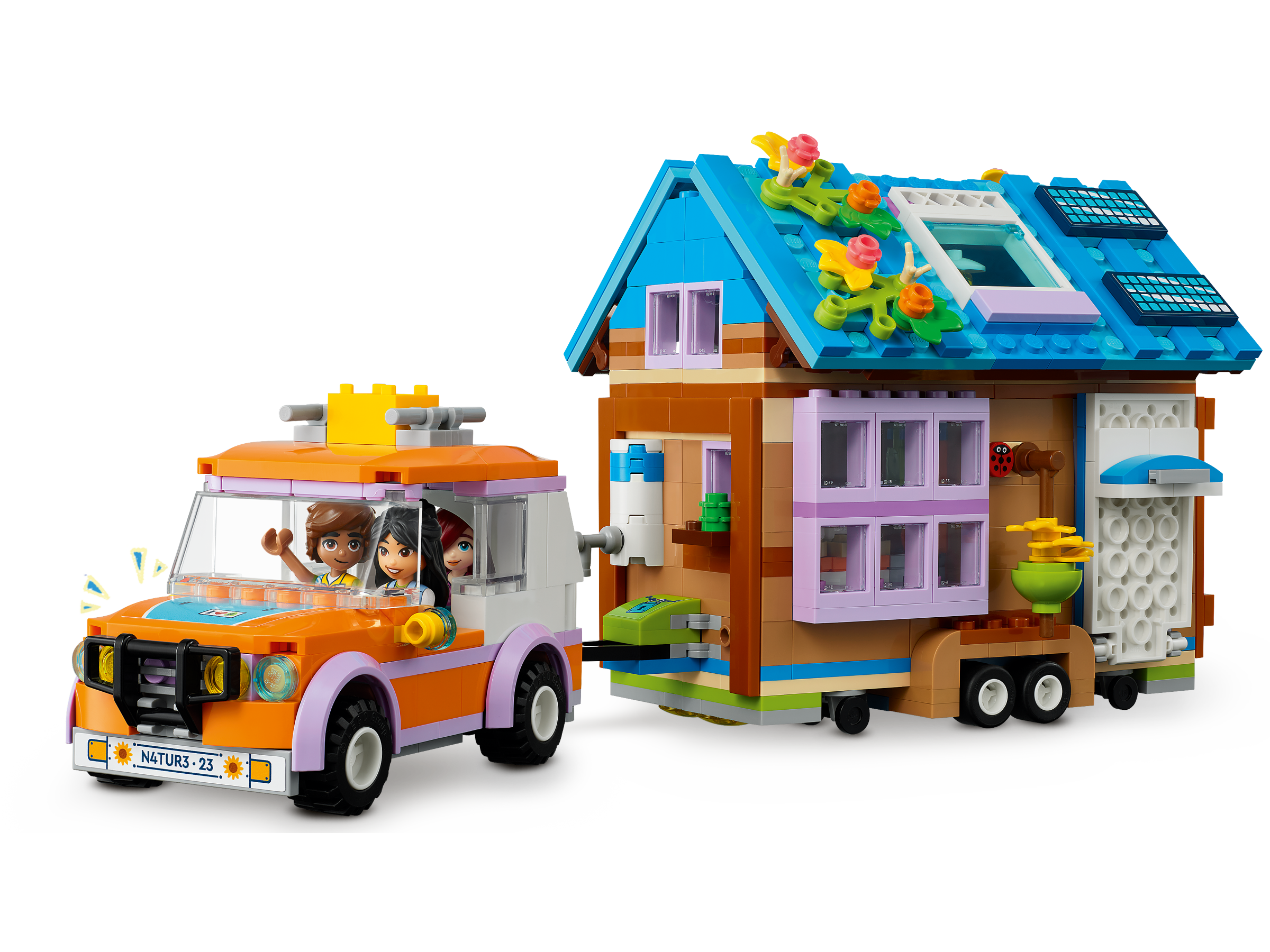 LEGO Friends La maison mobile miniature 41735 Ensemble de construction (785  pièces) Comprend 785 pièces, 7+ ans 