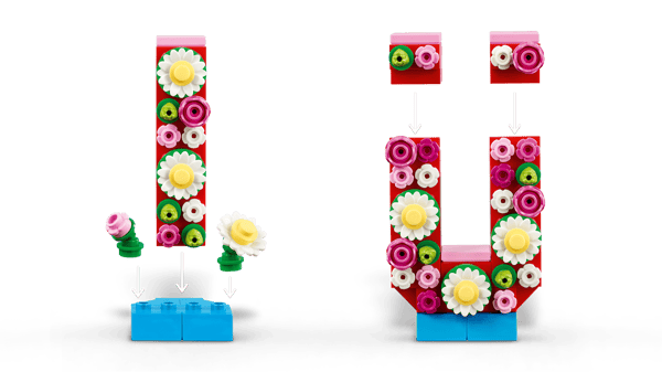 LEGO 40867 Les lettres LOVE — visuel 6 sur 8