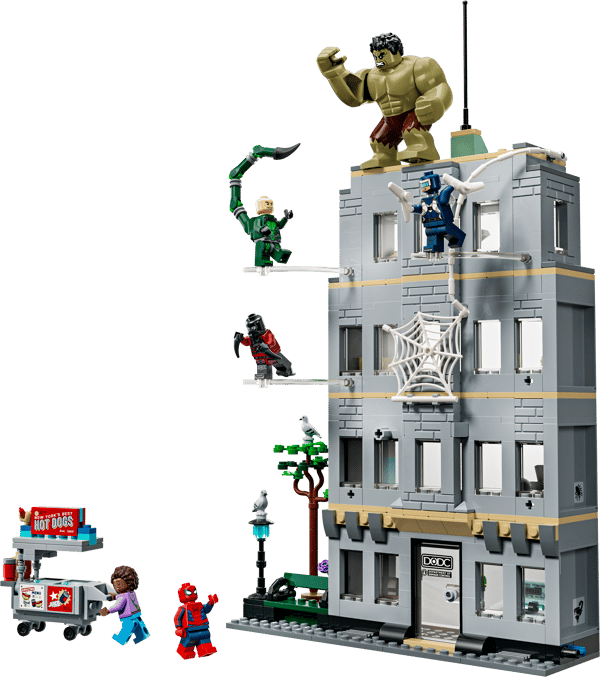 LEGO 76350 L'affrontement légendaire entre Spider-Man et Hulk