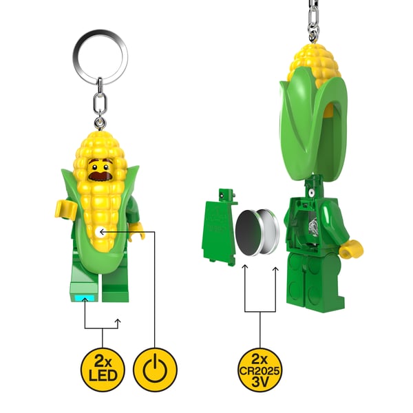 LEGO 5009485 Porte-clés lumineux L’homme épi de maïs — visuel 7 sur 8