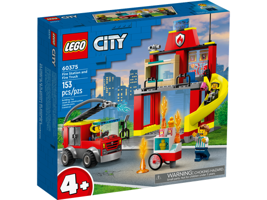 LEGO 60375 - Brandstation og brandbil