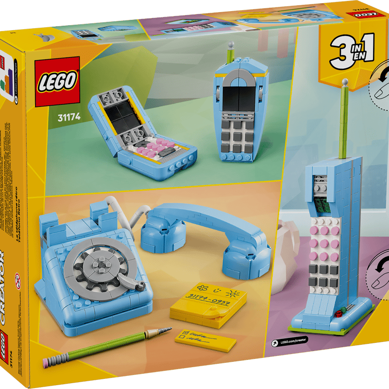 レトロな電話 31174 | クリエイター3in1 |レゴ®ストア公式オンライン レトロな電話 31174 | クリエイター3in1 |レゴ®ストア公式オンライン