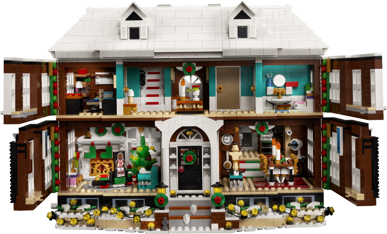 3,955 Pieces LEGO Ideas Home Alone 21330 Building Kit; Buildable Movie Memorabilia; Delightful Gift Idea for Millennials 