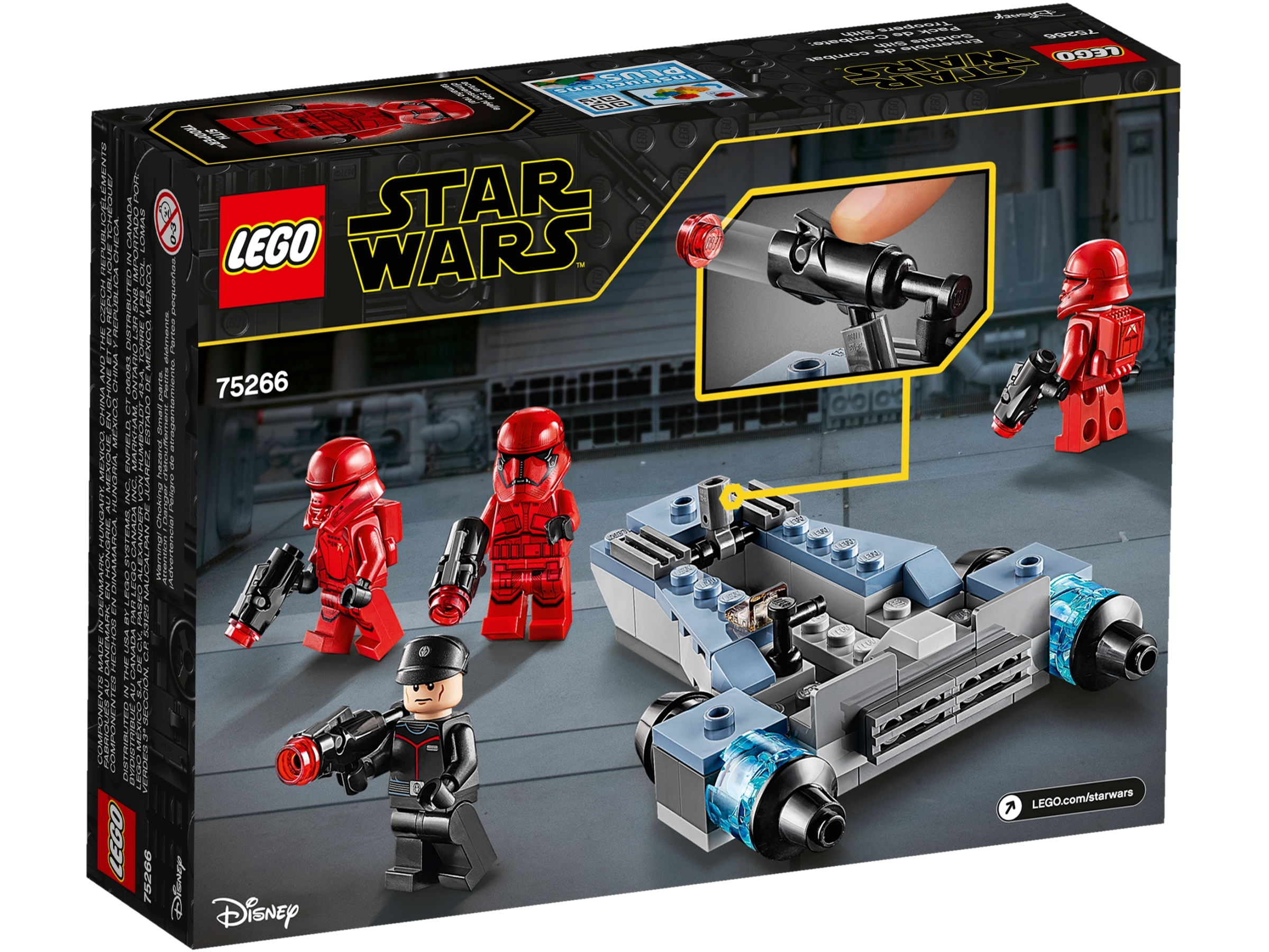 NUOVO Lego Star Wars Sith Troopers Battle Pack Building Set 75266 