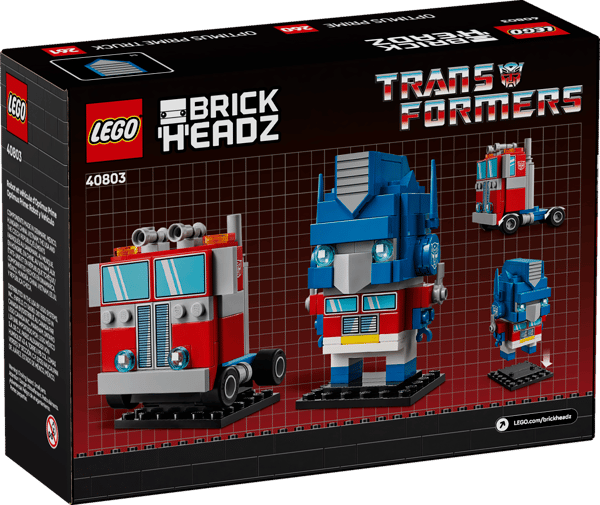 LEGO 40803 Robot et véhicule Optimus Prime — visuel 8 sur 8