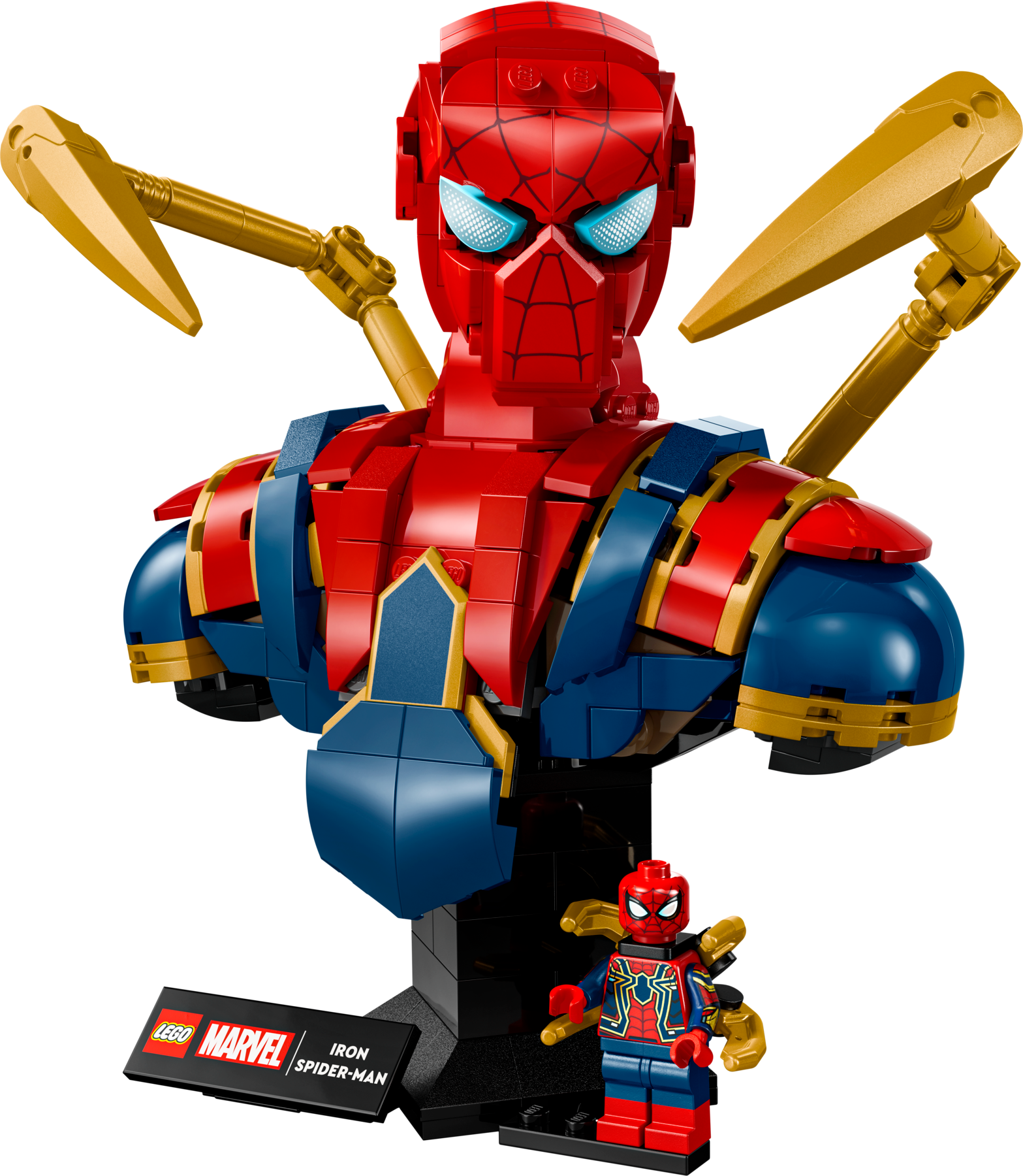 Iron Spider-Man Bust 76326 | Marvel | Buy online at the Official LEGO® Shop CA