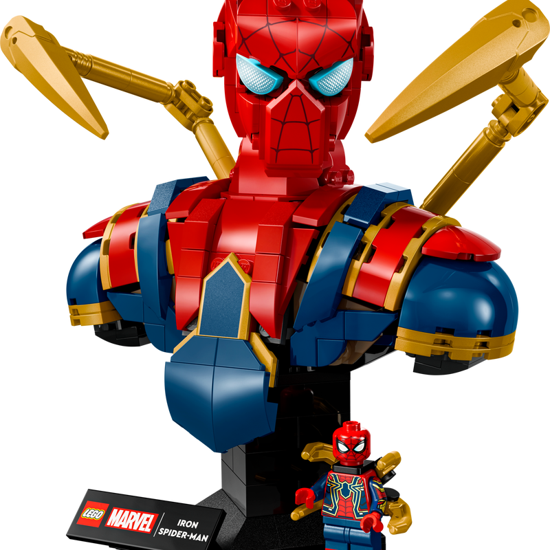 Iron Spider-Man Bust 76326 | Marvel | Buy online at the Official LEGO® Shop CA