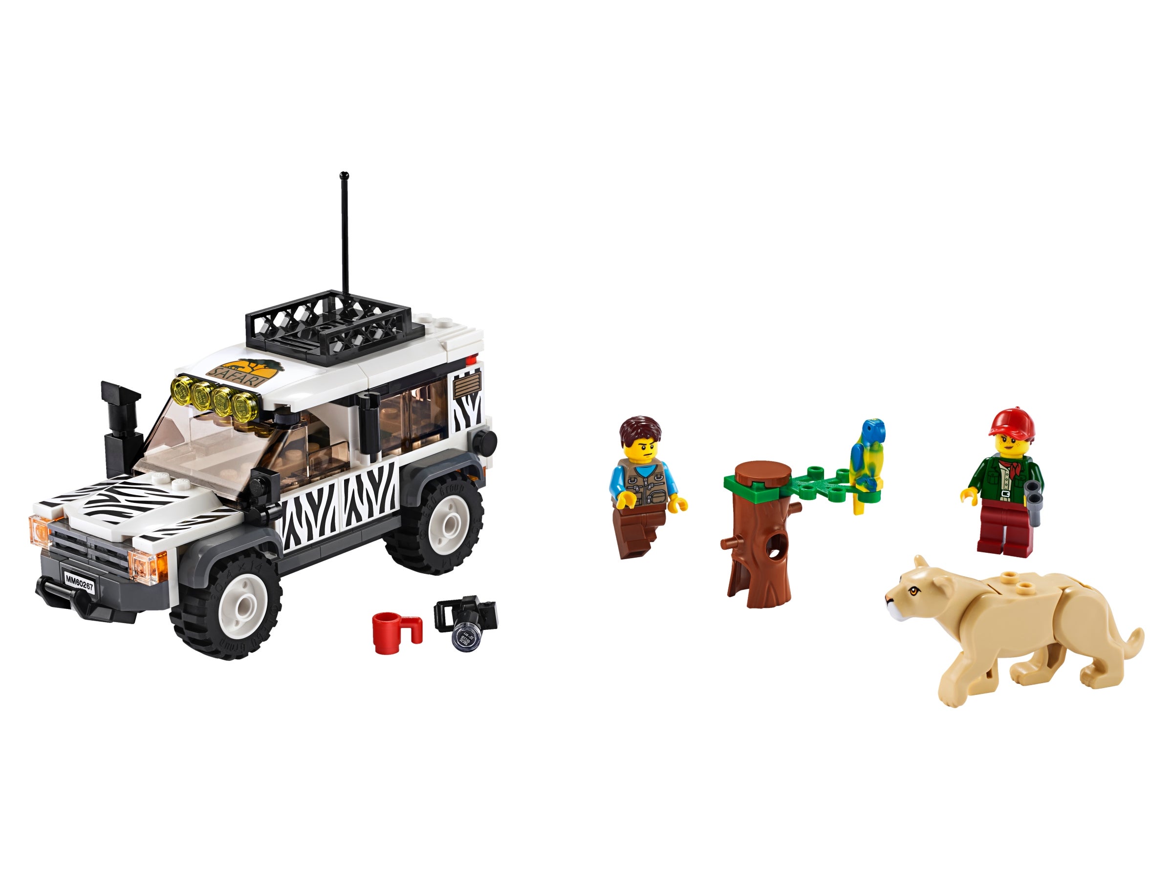 Lego brand NEW 1 LIONESS SAFARI  TAN MINIFIGURE from 60267 set