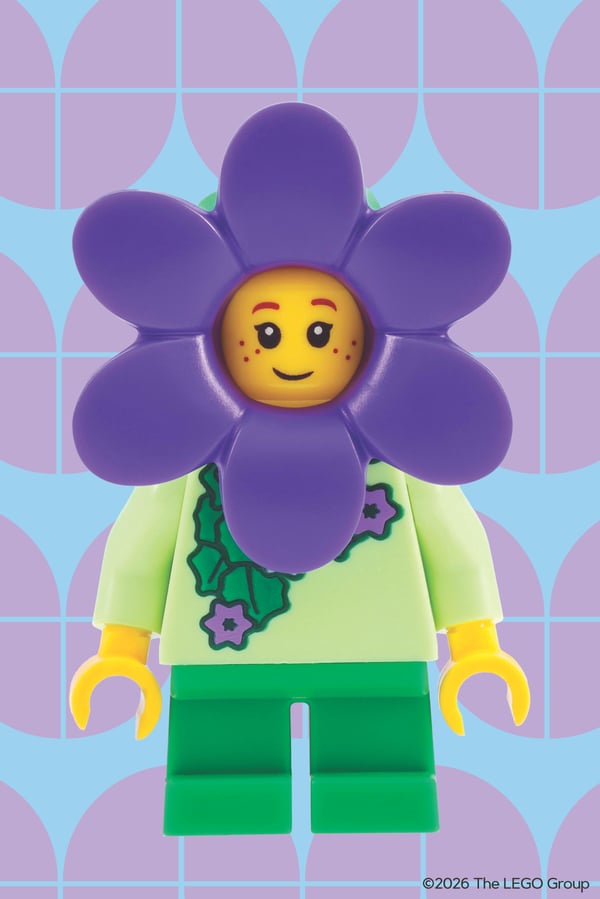 LEGO 5009997 Mini puzzle avec minifigurine surprise – Édition Printemps — visuel 4 sur 5