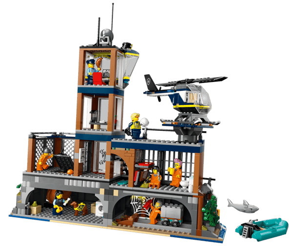 LEGO 60419 La prison de la police en haute mer — visuel 3 sur 8