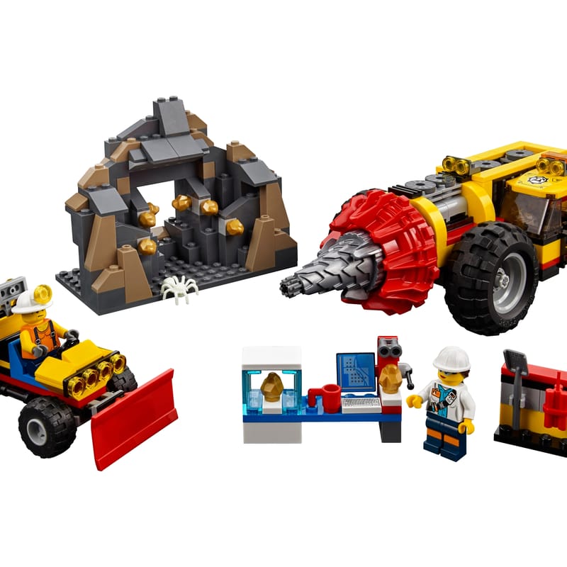 60186 Mining Heavy Driller 60186 | City | Buy online at the Official LEGO ...