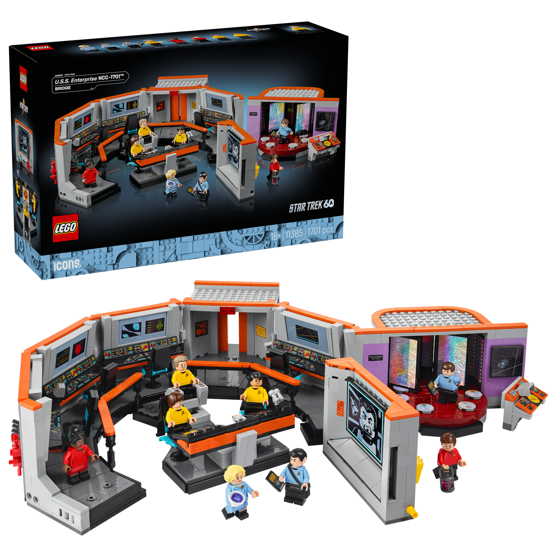 Star Trek: U.S.S. Enterprise NCC-1701™ Bridge 11385 | LEGO® Icons