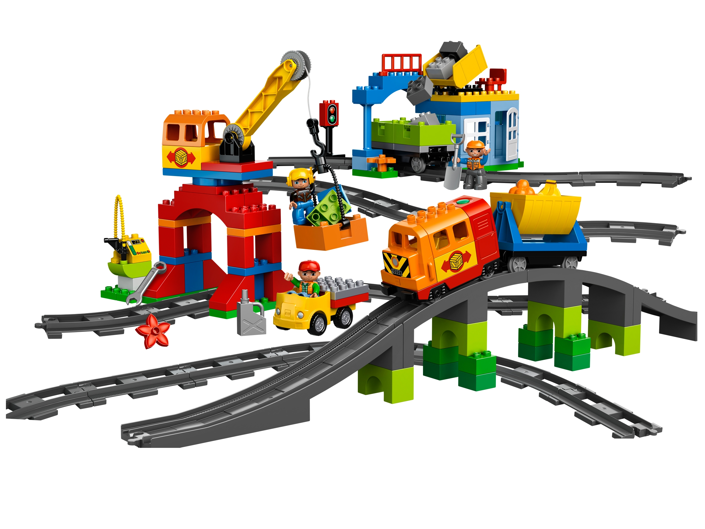 Comorama Tilbagekaldelse Diskriminering af køn Deluxe Train Set 10508 | DUPLO® | Buy online at the Official LEGO® Shop US