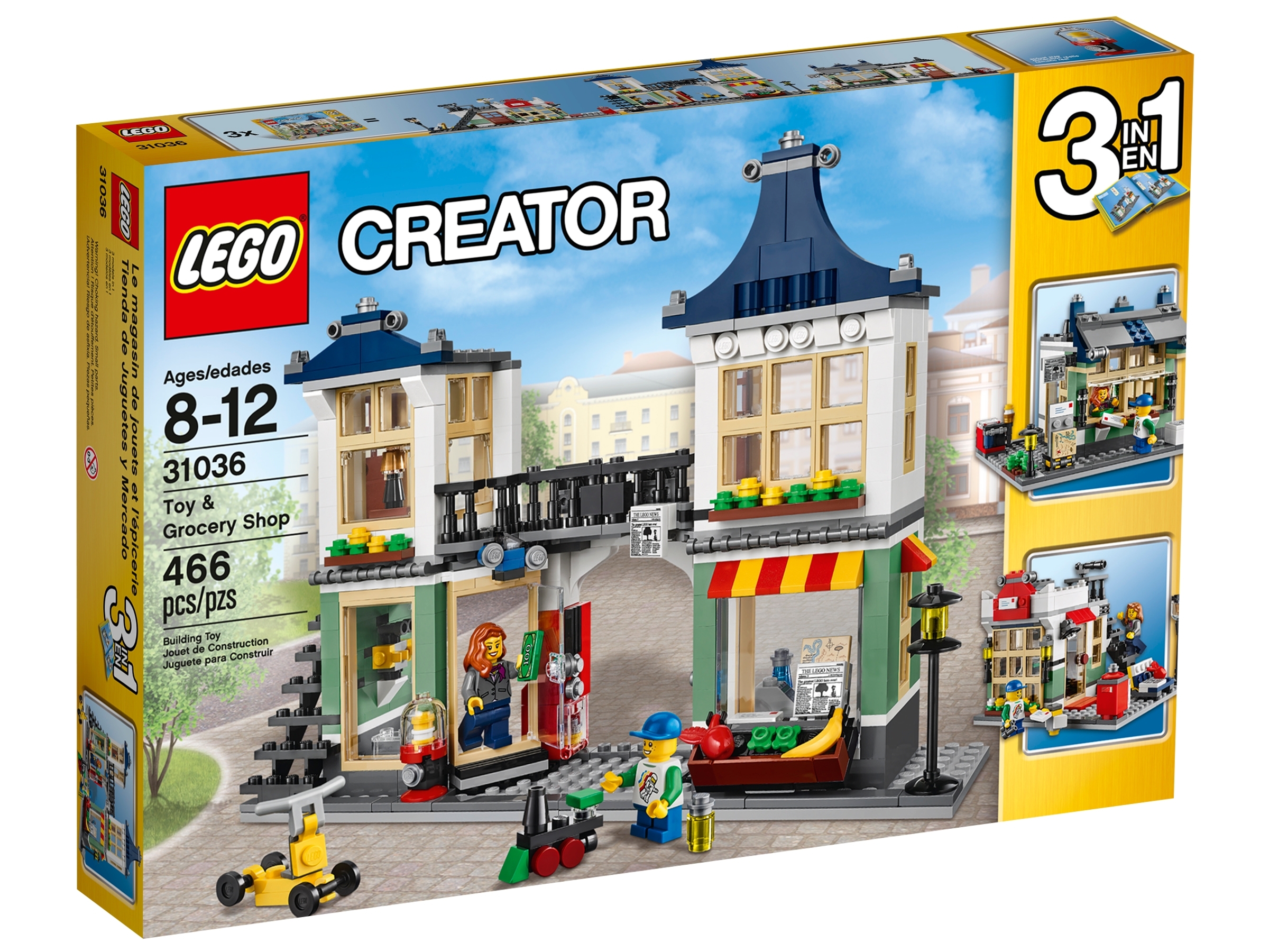 장난감 가게와 식료품점 31036 | 크리에이터 3-In-1 | Lego® Shop Kr