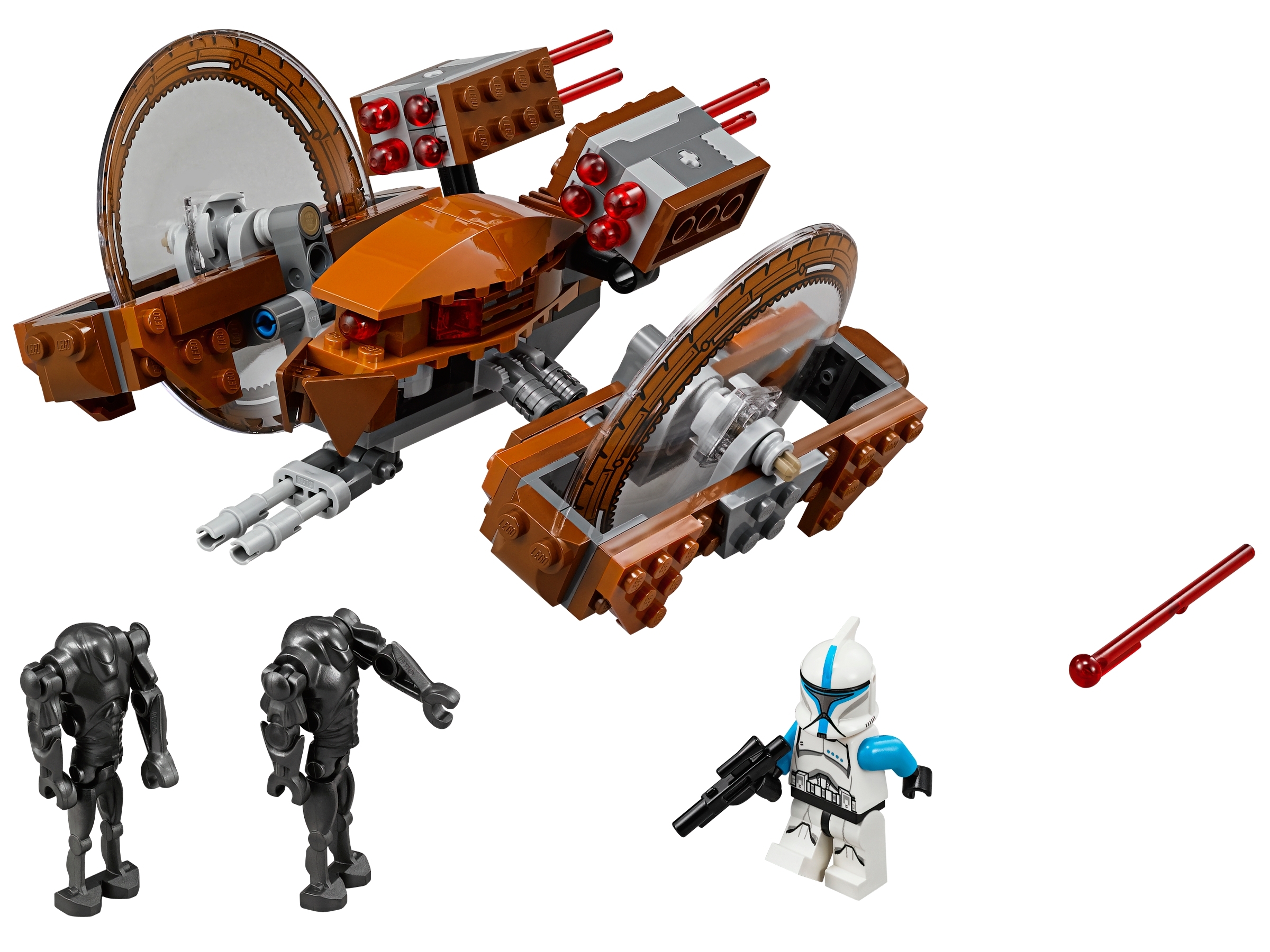 Lego Star Wars Battle Droids Set Of 5 With Rocket Battle Droid 