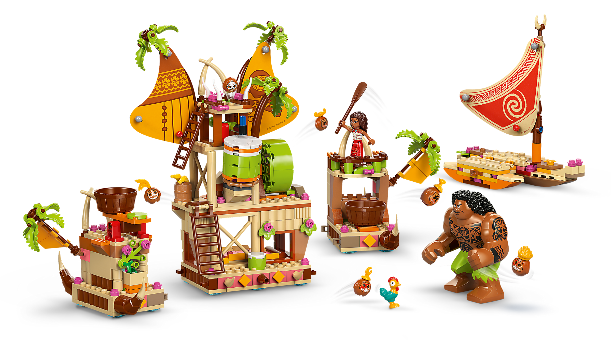 Kakamora Barge 43258 | Disney™ | Buy online at the Official LEGO